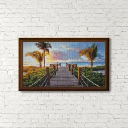 (D) Brücke im Himmel 70 х 40 cm WD316