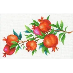 Toile "Branche de grenade" SSK-103