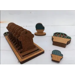 Organizer with bobbins (10 pcs). Cactus KF016/2