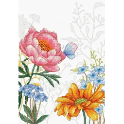 Flowers and Butterfly SBU4019