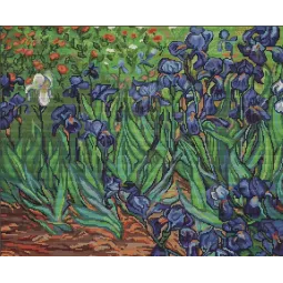 Irisblüten, Reproduktion von Van Gogh SG444