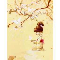 Gezählter KREUZSTICH-KIT Schmetterlinge SB1145