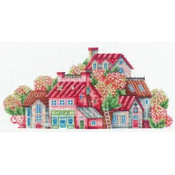 Paysage d'hortensias SANS-57