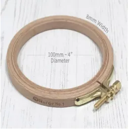 Cerceaux à broder en hêtre Nurge 10 cm 100-1