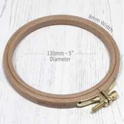 Nurge Buchenholz-Stickrahmen 13 cm 100-2