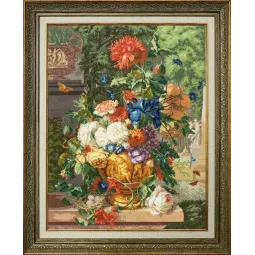 Kreuzstich-Set "Blume" 55.5 × 42.5 cm 1722 S/MK070