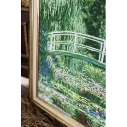 Cross stitch kit "White water lilies" 40.5 × 40 cm 1899 S/MK052