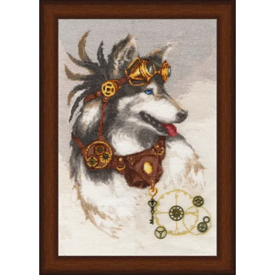 Cross stitch kit "Time Guardian" 38x25.7 cm S/LS004