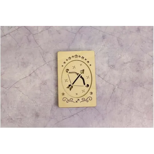 Wooden needle case "Sagittarius" OR-225