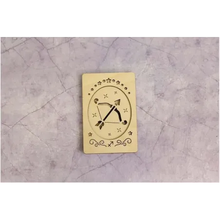 Wooden needle case "Sagittarius" OR-225