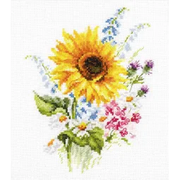Bouquet mit Sonnenblume S2-49