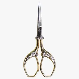 Stickschere goldfarbene Griffe F71160312D