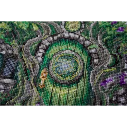 Набор для вышивания крестиком Где живут эльфы (Deco Scenes) 20x21 cm AAH-267