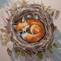 Cross-stitch kit Protector of a foreign home (Deco Scenes) 30x30 cm AAH-264