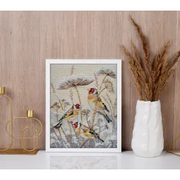 Kit de point de croix Un blizzard silencieux (Scènes Deco) 22x28 cm AAH-263