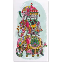 Основной набор для вышивания бисером Три слона для счастья (Deco Scenes) Abris Art AAB-605