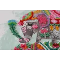 Основной набор для вышивания бисером Три слона для счастья (Deco Scenes) Abris Art AAB-605