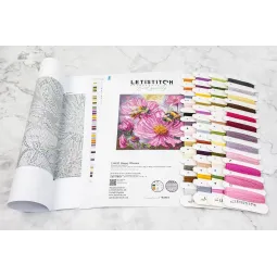 Набор для вышивания крестом "Медовые цветы" 23x23 cm SLETIL9933