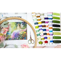 Cross stitch kit "Enchanted Spring" 40x32 cm SLETIL9932