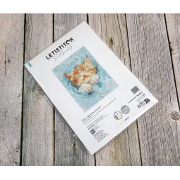 Набор для вышивания крестиком "Брызги игривого времени" 18x24 см SLETIL9931