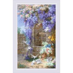 Cross stitch kit "Spring after E. Bidou's painting" 30x50 cm SR2279