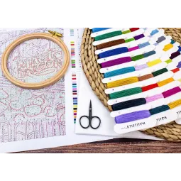 Набор для вышивания крестом Магазин Волшебный Дракон 34x27cm SLETIL9914