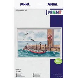 Siuvinėjimo kryželiu rinkinys PANNA "Pier" PMT-7344