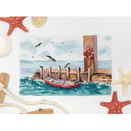 Cross stitch kit PANNA "Pier" PMT-7344