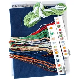 Kit de point de croix Motif d'hiver D70-09617