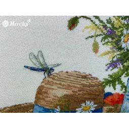 Siuvinėjimo kryželiu rinkinys Vasaros natiurmortas 28x38 SK252