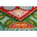 Мини набор для вышивания бисером Летнее сердце 15x15 см AAM-204
