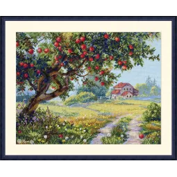 Kreuzstich-Set Der Alte Apfelbaum 29,5x38,5 cm SK255