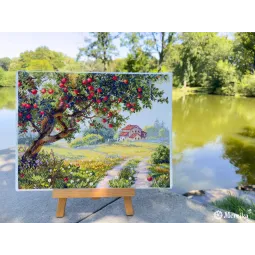 Набор для вышивания крестиком Старое яблоневое дерево 29,5x38,5 см SK255