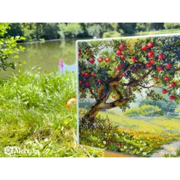 Kreuzstich-Set Der Alte Apfelbaum 29,5x38,5 cm SK255