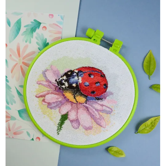 Kreuzstich-Sets mit Reifen inklusive Sunny Bedryk 17x17 cm AAHM-078