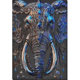 Pagrindinis rinkinys siuvinėjimui karoliukais - Sage gaze (Deco Scenes) 20x20 cm AAB-897