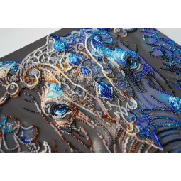 Haupt Stickpackung mit Perlen – Salbei Blick (Deco Scenes) 20x20 cm AAB-897