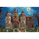 (D)Kryželių siuvinėjimo rinkinys PANNA „Haunted Castle“ 45x30 cm PZU-7490