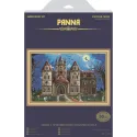 (D)Kryželių siuvinėjimo rinkinys PANNA „Haunted Castle“ 45x30 cm PZU-7490