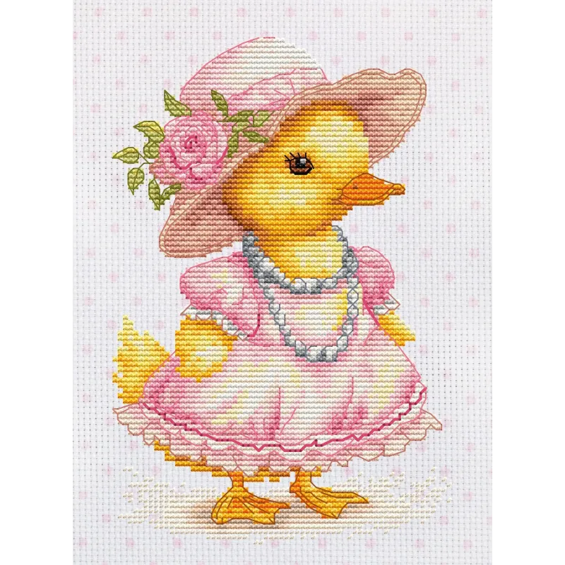 Kryželio siuvinėjimo rinkinys „Žavusis antis“ 12x18 cm SB1415