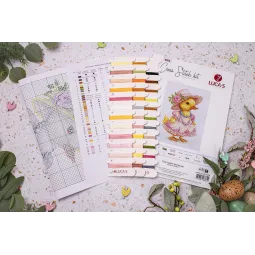 Kryželio siuvinėjimo rinkinys „Žavusis antis“ 12x18 cm SB1415