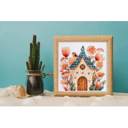 Kreuzstich-Sets Sing für uns, kleiner Vogel! (Deco Scenes) AAH-254