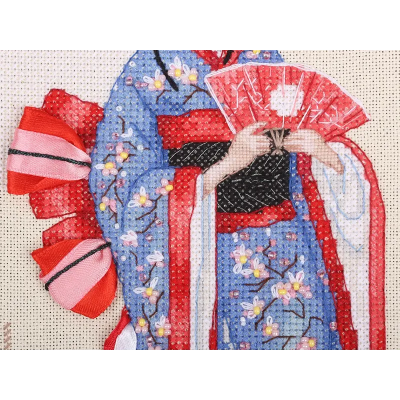 Kryželių siuvinėjimo rinkinys PANNA „Pasaulis moterys. Japonija“ PNM-7264