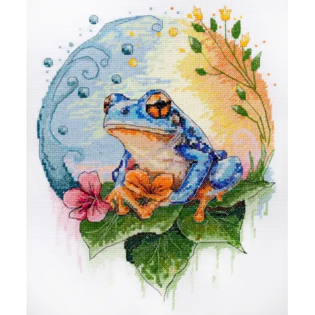 Kit de point de croix Reflet de l'eau (Scènes Déco) 21x27 cm AAH-272