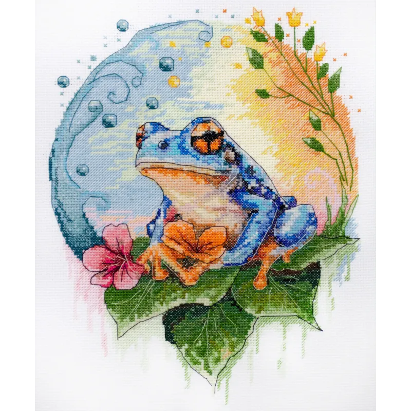 Cross-stitch kit Water`s Shimmer (Deco Scenes) 21x27 cm AAH-272