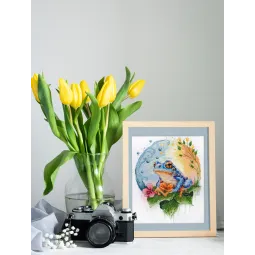 Cross-stitch kit Water`s Shimmer (Deco Scenes) 21x27 cm AAH-272