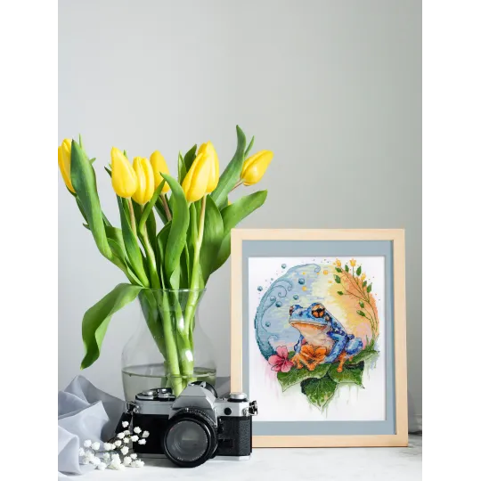 Набор для вышивания крестиком Water`s Shimmer (Deco Scenes) 21x27 см AAH-272