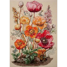 Набор для вышивания крестиком (Deco Scenes) Meadow`s Whisper 23x34 cm AAH-270