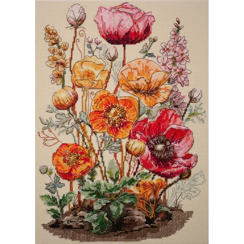 Kreuzstich-Set (Deco Scenes) Meadow`s Whisper 23x34 cm AAH-270