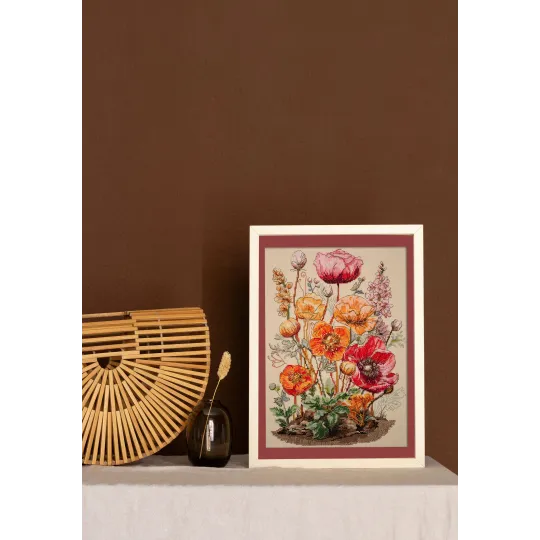 Cross stitch kit (Deco Scenes) Meadow`s Whisper 23x34 cm AAH-270